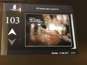 Express Elevator - Hotel Ritz Carlton- Highest Hotel in the world - Hong Kong