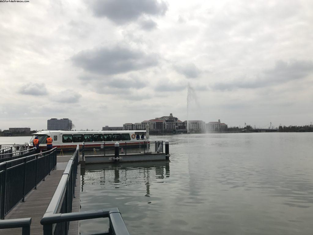 Shuttle boat to the park - Shanghai Disneyland Hotel