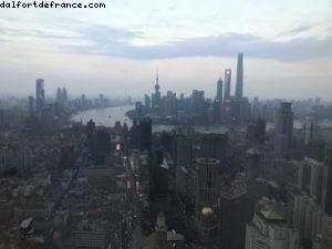 View from Imperial Suite #6110 Hotel Le Royal Meridien - Shanghai