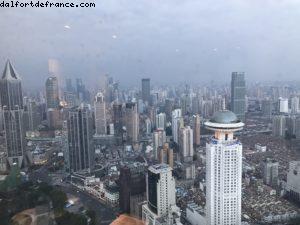 View from Imperial Suite #6110 Hotel Le Royal Meridien - Shanghai