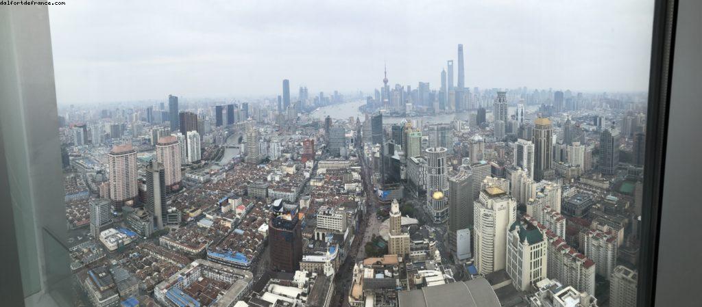 View from Imperial Suite #6110 Hotel Le Royal Meridien - Shanghai