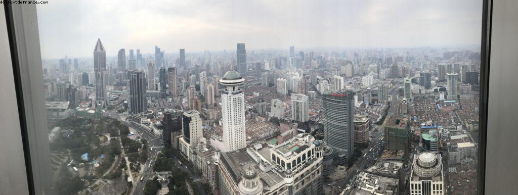 View from Imperial Suite #6110 Hotel Le Royal Meridien - Shanghai