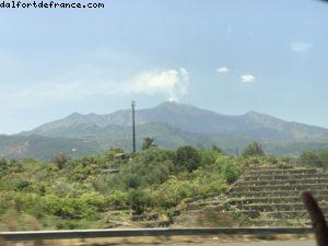 Etna - Conduite vers Taormina - Notre 62eme croisière Atlantis (à bord du Celebrity Constellation), Sicile, Italie - Notre 62eme croisière Atlantis