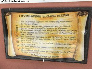 Roberto - Les meilleurs Canoli du monde - Taormina - Notre 62eme croisière Atlantis (à bord du Celebrity Constellation)