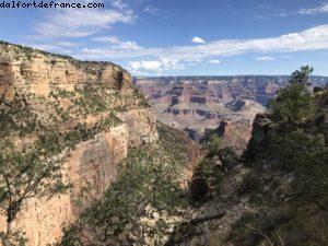 Randonnée sur la piste 'Bright Angel Trail' - Rive Sud - Grand Canyon Village