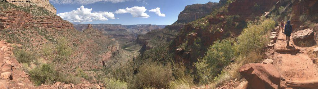 Randonnée sur la piste 'Bright Angel Trail' - Rive Sud - Grand Canyon Village