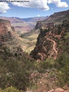 Randonnée sur la piste 'Bright Angel Trail' - Rive Sud - Grand Canyon Village