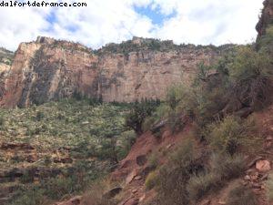 Randonnée sur la piste 'Bright Angel Trail' - Rive Sud - Grand Canyon Village