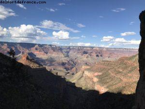 Randonnée sur la piste 'Bright Angel Trail' - Rive Sud - Grand Canyon Village