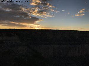 Coucher de soleil - Rive Sud - Grand Canyon Village