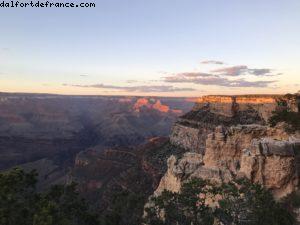 Coucher de soleil - Rive Sud - Grand Canyon Village