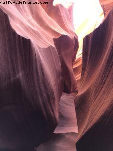 Lower Antelope Canyon - Lac Powel - Parc de la tribu des Navajos