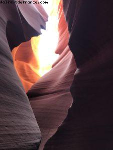 Lower Antelope Canyon - Lac Powel - Parc de la tribu des Navajos