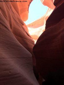 Lower Antelope Canyon - Lac Powel - Parc de la tribu des Navajos