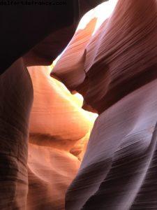 Lower Antelope Canyon - Lac Powel - Parc de la tribu des Navajos