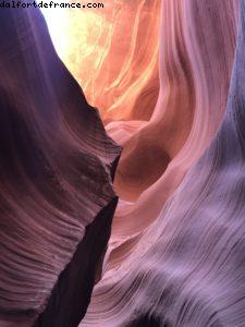 Lower Antelope Canyon - Lac Powel - Parc de la tribu des Navajos