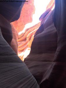 Lower Antelope Canyon - Lac Powel - Parc de la tribu des Navajos