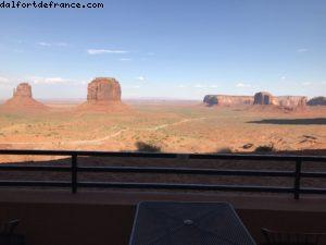 Vue de Chambre #118 - The View Hôtel - Monument Valley - Parc de la tribu des Navajos