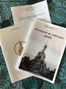 Shareholders meeting - Disneyland Paris