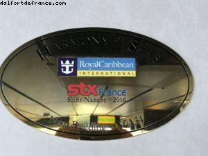 Visite du poste de pilotage - Notre 64eme croisière Atlantis (à bord de l'Harmony of the Seas)