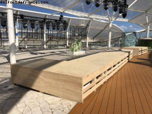 Transformation du Solarium en Gigantesque piste de dance - Notre 64eme croisière Atlantis (à bord de l'Harmony of the Seas)