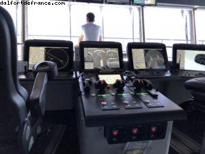 Visite du poste de pilotage - Notre 64eme croisière Atlantis (à bord de l'Harmony of the Seas)