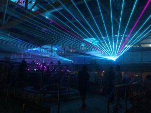 Atlantis Night-Club - Journée en mer - Traversée de la mer de Tasmanie - Notre 65eme croisière Atlantis (à bord du Noordam)