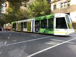 Our tram faîled ! - Melbourne - Notre 65eme croisière Atlantis (à bord du Noordam)