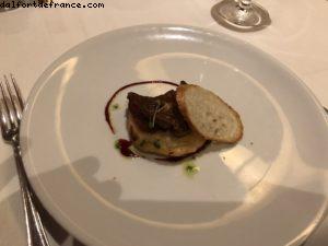 Fois Gras Poëlé - Le diner! - Notre 65eme croisière Atlantis (à bord du Noordam)