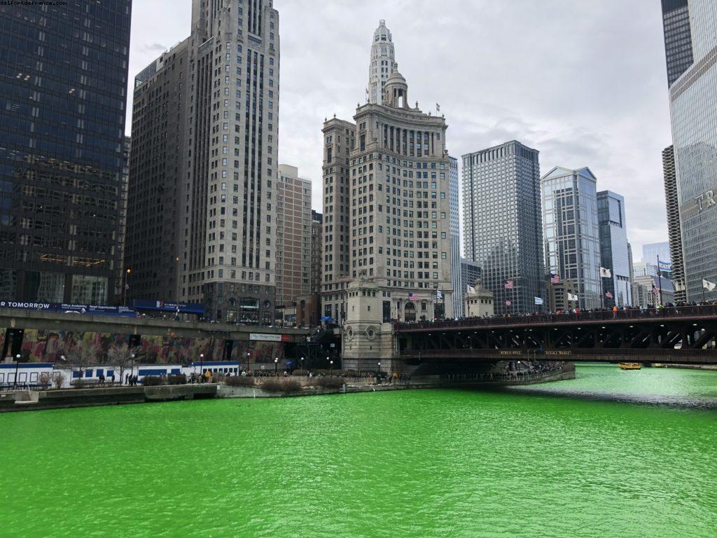 Fête de la st Patrick - Chicago