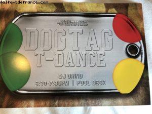 Dog Tag Tea Dance (Militaire) - Notre 67eme croisière Atlantis (à bord du Celebrity Constellation)