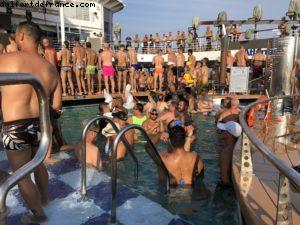 Soaked Tea Dance (mouillé) - Notre 67eme croisière Atlantis (à bord du Celebrity Constellation)