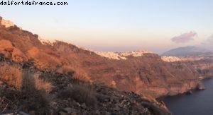 Sunset @ Skaros Rock - Fira - Our 68th Atlantis cruise (Celebrity Reflection)