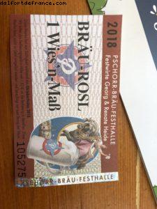 Le Dimanche gay - Tente Pschorr Bräurosl - Fête de la bière - Munich