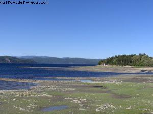 Driving to St Jean lake
