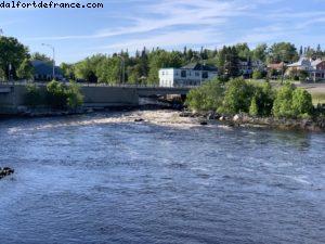 Driving to St Jean lake