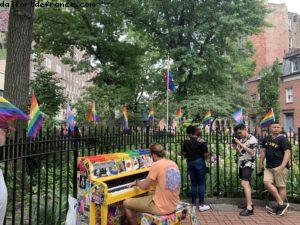 Stonewall National Monument - C'est là où tout à commencé! Christopher Street - 50eme anniversaire des émeutes de Stonewall - Ville de New York 