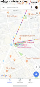 Google Map - 50eme anniversaire des émeutes de Stonewall - Ville de New York 