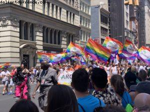 La parade de la Worldpride - 50eme anniversaire des émeutes de Stonewall - Ville de New York 