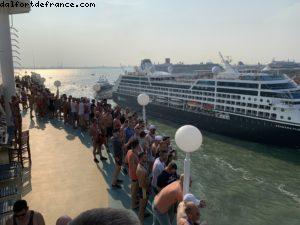 Le Départ de Venise - Notre 2eme croisière 'The Cruise' (La Démence) à bord du Rhapsody of the Seas