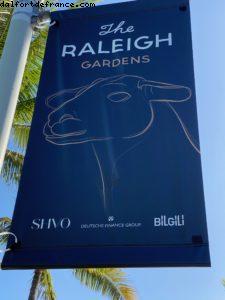 L'expo dans les jardins du Raleigh - Miami Beach (Floride)