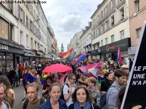 Première Marche des Fiertés en Banlieue - St Denis, France