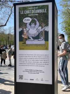 Lockdown #3 - Expo The Cat from Geluck - Champs Elysées - Paris, France 