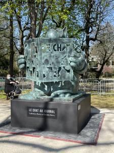 Lockdown #3 - Expo The Cat from Geluck - Champs Elysées - Paris, France 