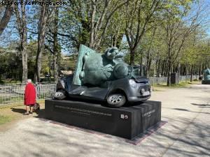 Lockdown #3 - Expo The Cat from Geluck - Champs Elysées - Paris, France 