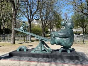 Lockdown #3 - Expo The Cat from Geluck - Champs Elysées - Paris, France 