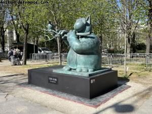 Lockdown #3 - Expo The Cat from Geluck - Champs Elysées - Paris, France 