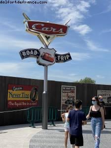 Nouvelle zone avec Cars road Trip - Réouverture après 3eme confinement - Disneyland Paris, France
