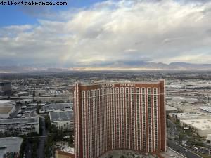 Arc en ciel dans le désert - Vue de la chambre 34822 - Hotel Palazzo - Las Vegas, Nevada