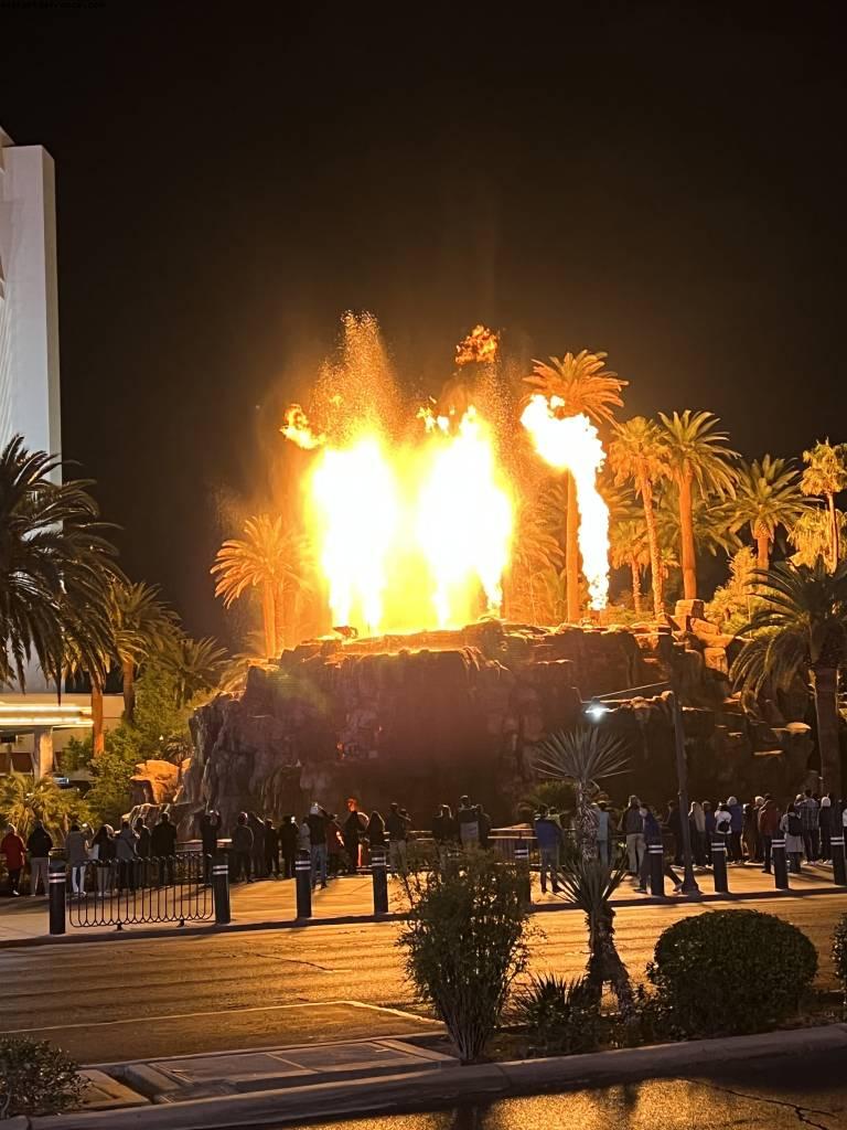 Eruption du volcan- The Mirage - Las Vegas, Nevada